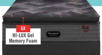 The Brick Beautyrest black signature exquisite euro pillowtop king mattress offer