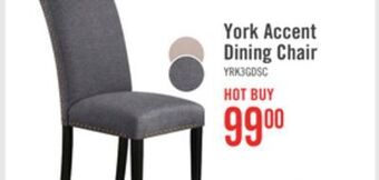 The Brick York studded dining chair - grey offer
