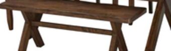 The Brick Plum dining bench offer