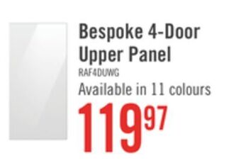 The Brick Samsung bespoke 4-door french-door refrigerator top panel - ra-f18du412/aa offer