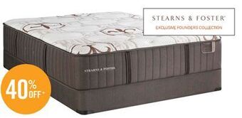 The Brick Stearns & foster founders collection ashton gate queen mattress offer