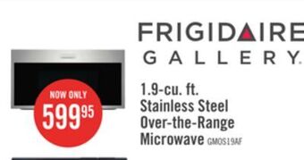 The Brick Frigidaire gallery 1.9 cu. ft. over-the-range microwave with sensor cook - gmos1964af offer