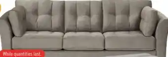 The Brick Felix textured polyester sofa - pewter offer