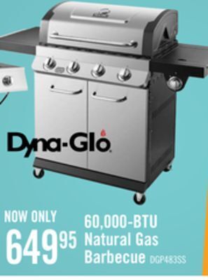 The Brick Dyna-glo 60,000 btu natural gas barbecue - dgp483ssn offer