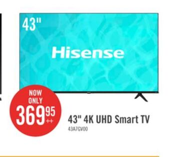 The Brick Hisense 43 a7gv series 4k uhd vidaa smart tv - 43a7gv offer
