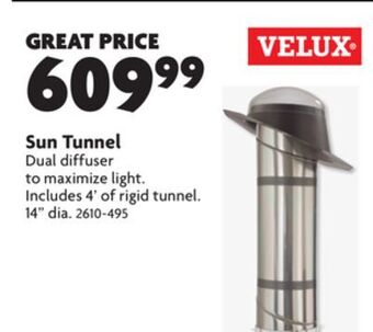 Home Hardware Sun tunnel offer