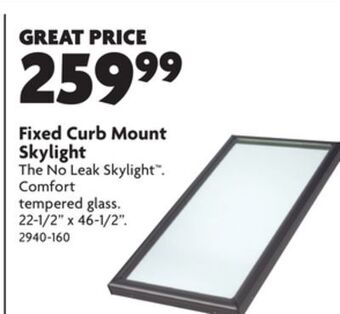 Home Hardware Fixed curb mount skylight offer