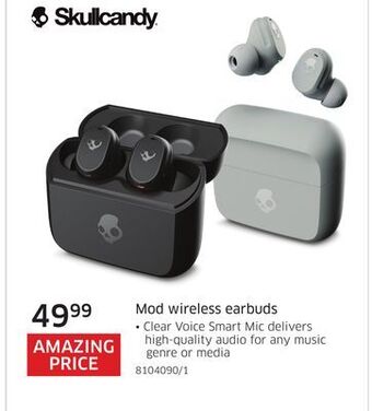 The Source Skullcandy mod wireless earbuds offer