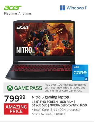 The Source Acer nitro 5 gaming laptop offer