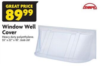Home Hardware Window well cover offer