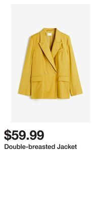 H&M Double-breasted jacket offer