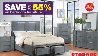 Bad Boy Superstore 6pc. queen storage bedroom set offer