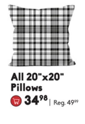 Sheridan Nurseries All 20x20 pillows offer