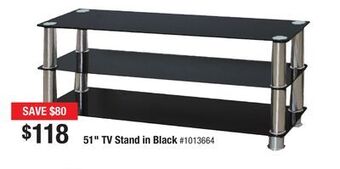 Bad Boy Superstore 51 tv stand in black offer
