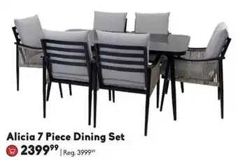 Alicia 7 piece dining set
