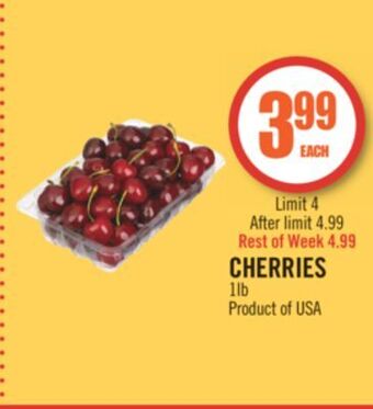 Shoppers Drug Mart Cherries offer