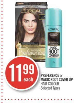 Shoppers Drug Mart Preference or magic root cover up hair colour offer