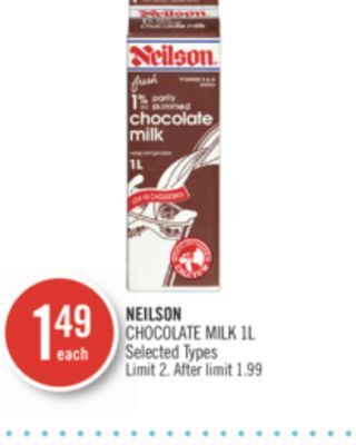 Shoppers Drug Mart Neilson chocolate milk offer