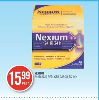 Shoppers Drug Mart Nexium 24hr acid reducer capsules offer