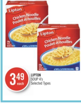 Shoppers Drug Mart Lipton soup offer