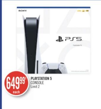 Shoppers Drug Mart Playstation 5 console offer