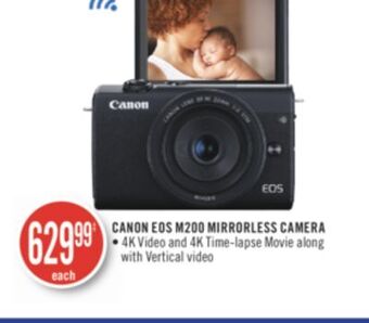 Shoppers Drug Mart Canon eos m200 mirrorless camera offer