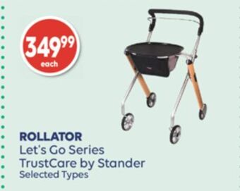 Shoppers Drug Mart Rollator let's go series trustcare by stander offer
