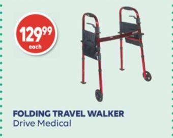 Shoppers Drug Mart Folding travel walker drive medical offer