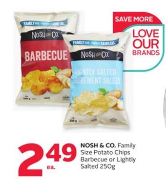 Rexall Nosh & co. family size potato chips offer