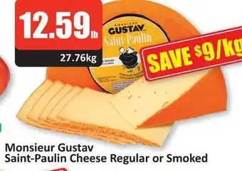Starsky Monsieur gustav saint-paulin cheese regular or smoked offer