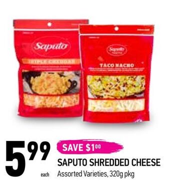 Saputo shredded cheese