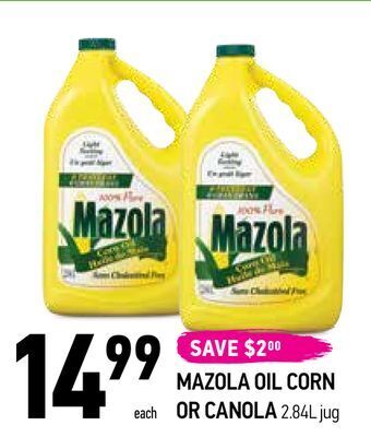 Coppa's Fresh Market Mazola oil corn or canola offer