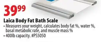 London Drugs Laica body fat bath scale offer