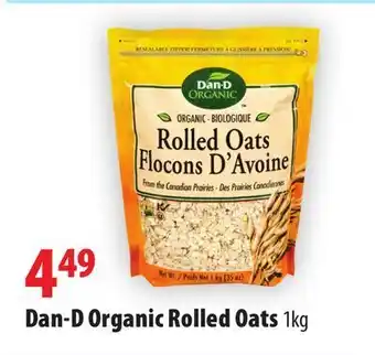 London Drugs Dan-d organic rolled oats offer
