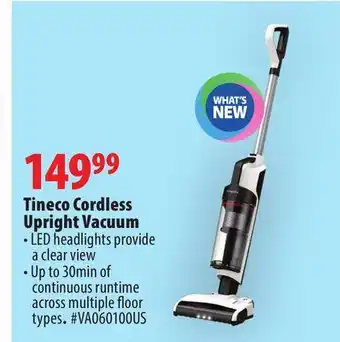 London Drugs Tineco cordless upright vacuum offer