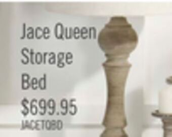 The Brick Jace storage platform queen bed - taupe offer