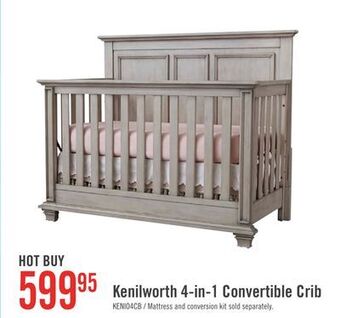 The Brick Kenilworth 4-in-1 convertible crib offer