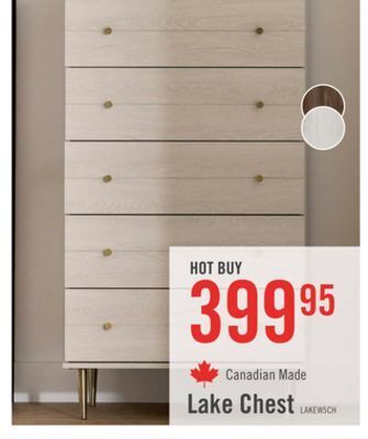 The Brick Lake chest - white offer