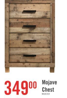 The Brick Mojave chest offer