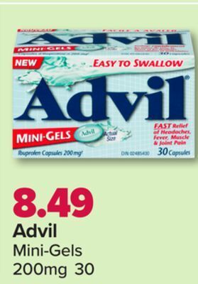 PharmaChoice Advil mini-gels offer