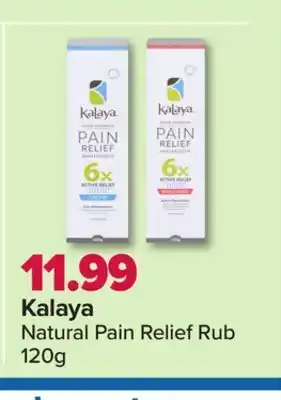 PharmaChoice Kalaya natural pain relief rub offer