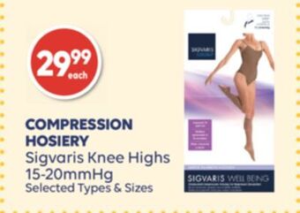 Wellwise by Shoppers Compression hosiery sigvaris knee highs 15-20mmhg offer