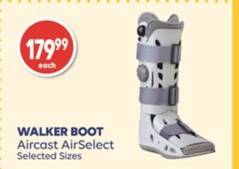 Wellwise by Shoppers Walker boot aircast airselect offer