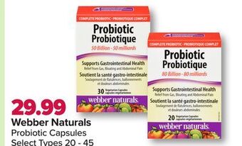 PharmaChoice Webber naturals probiotic capsules offer