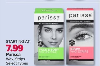 PharmaChoice Parissa wax, strips offer