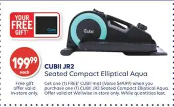Wellwise by Shoppers Cubii jr2 seated compact elliptical aqua offer