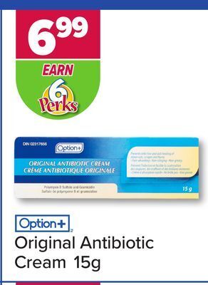 PharmaChoice Option+ original antibiotic cream offer