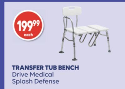 Drive splash discount defense transfer bench