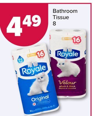PharmaChoice Royale bathroom tissue offer