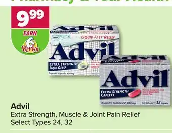 PharmaChoice Advil extra strength,muscle & joint relief offer